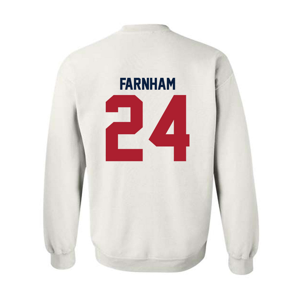 Liberty - NCAA Women's Soccer : Sammy Farnham - Classic Shersey Crewneck Sweatshirt-1