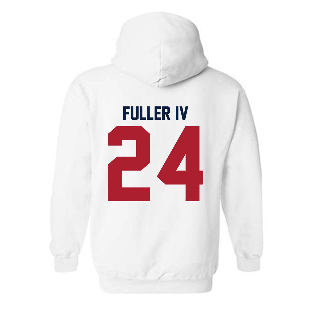 Liberty - NCAA Men's Soccer : Berkley Fuller IV - Classic Shersey Hooded Sweatshirt-1