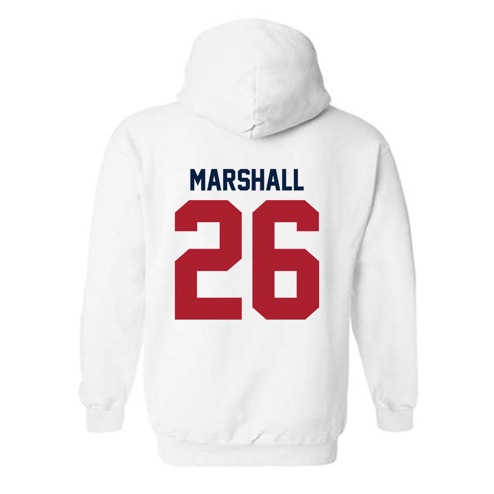 Liberty - NCAA Women's Lacrosse : Megan Marshall - Classic Shersey Hooded Sweatshirt-1
