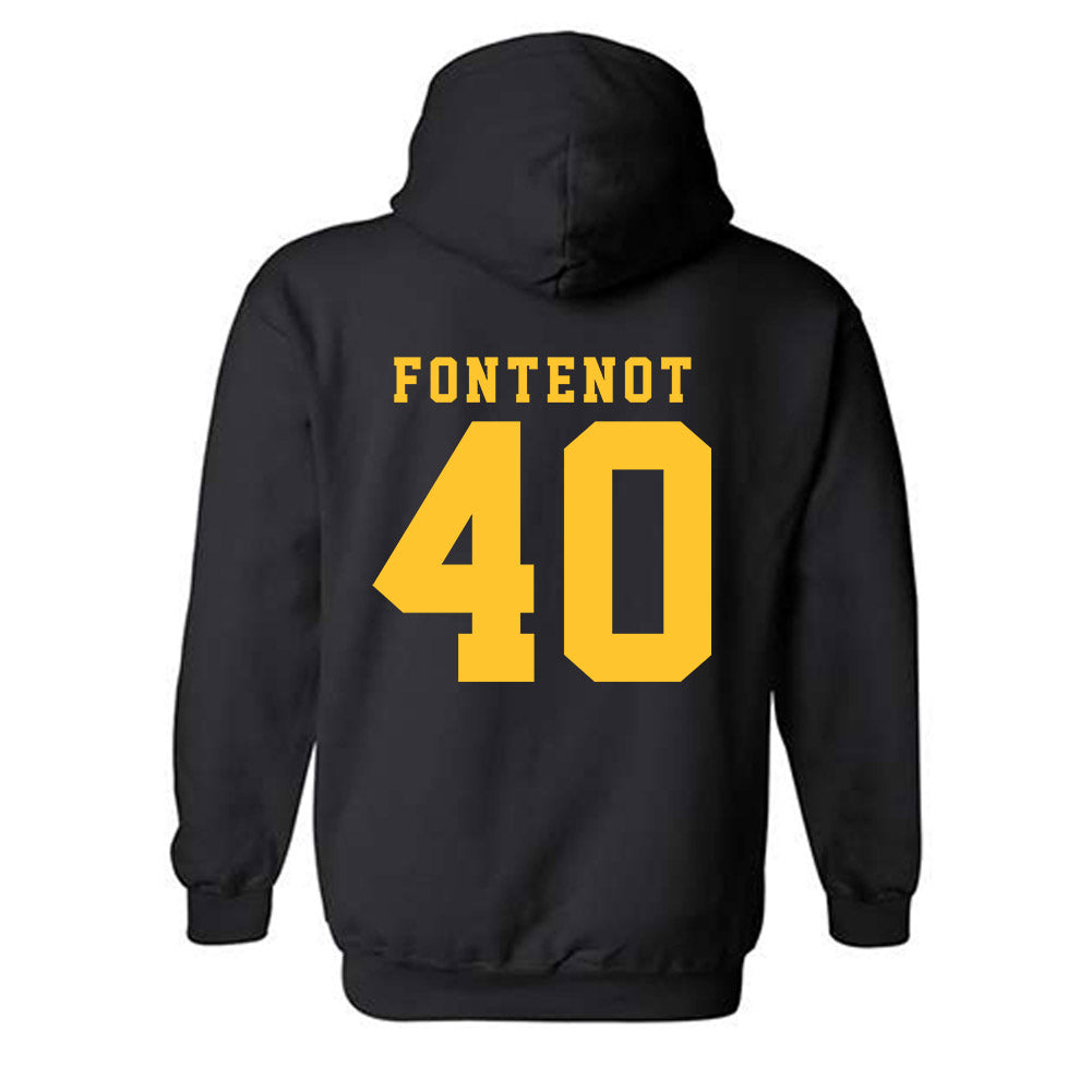 LSU - NCAA Baseball : Grant Fontenot - Replica Shersey Hooded Sweatshirt-1