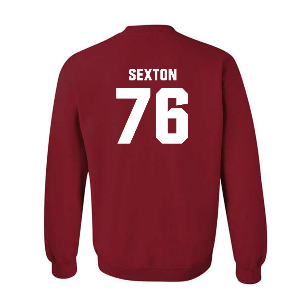 Oklahoma - NCAA Football : Jacob Sexton - Classic Shersey Crewneck Sweatshirt-1