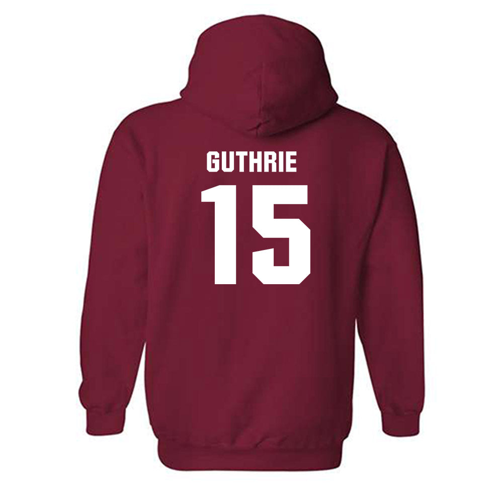 Oklahoma - NCAA Women's Soccer : Aly Guthrie - Classic Shersey Hooded Sweatshirt-1