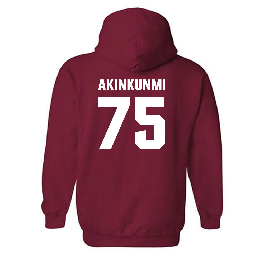 Oklahoma - NCAA Football : Daniel Akinkunmi - Classic Shersey Hooded Sweatshirt-1