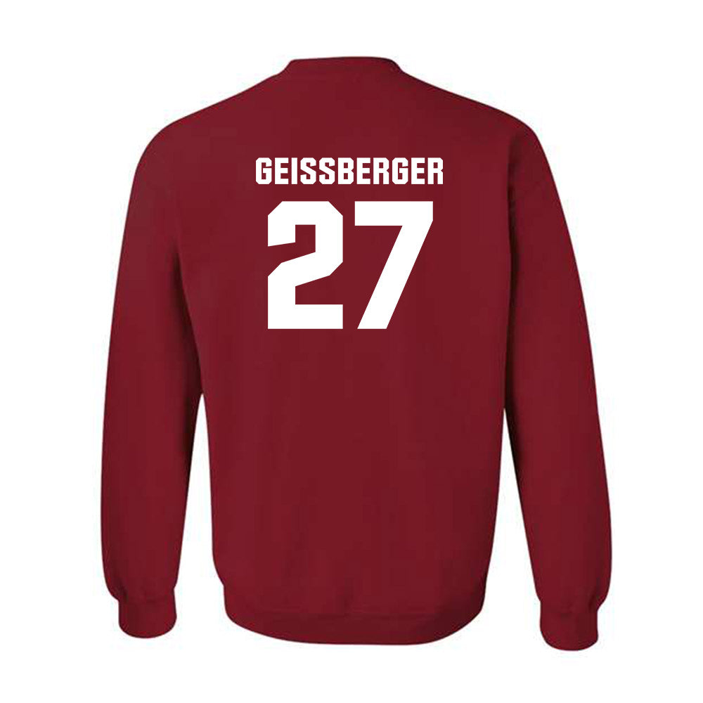 - NCAA Women's Volleyball : Kari Geissberger - Classic Shersey Crewneck Sweatshirt-1