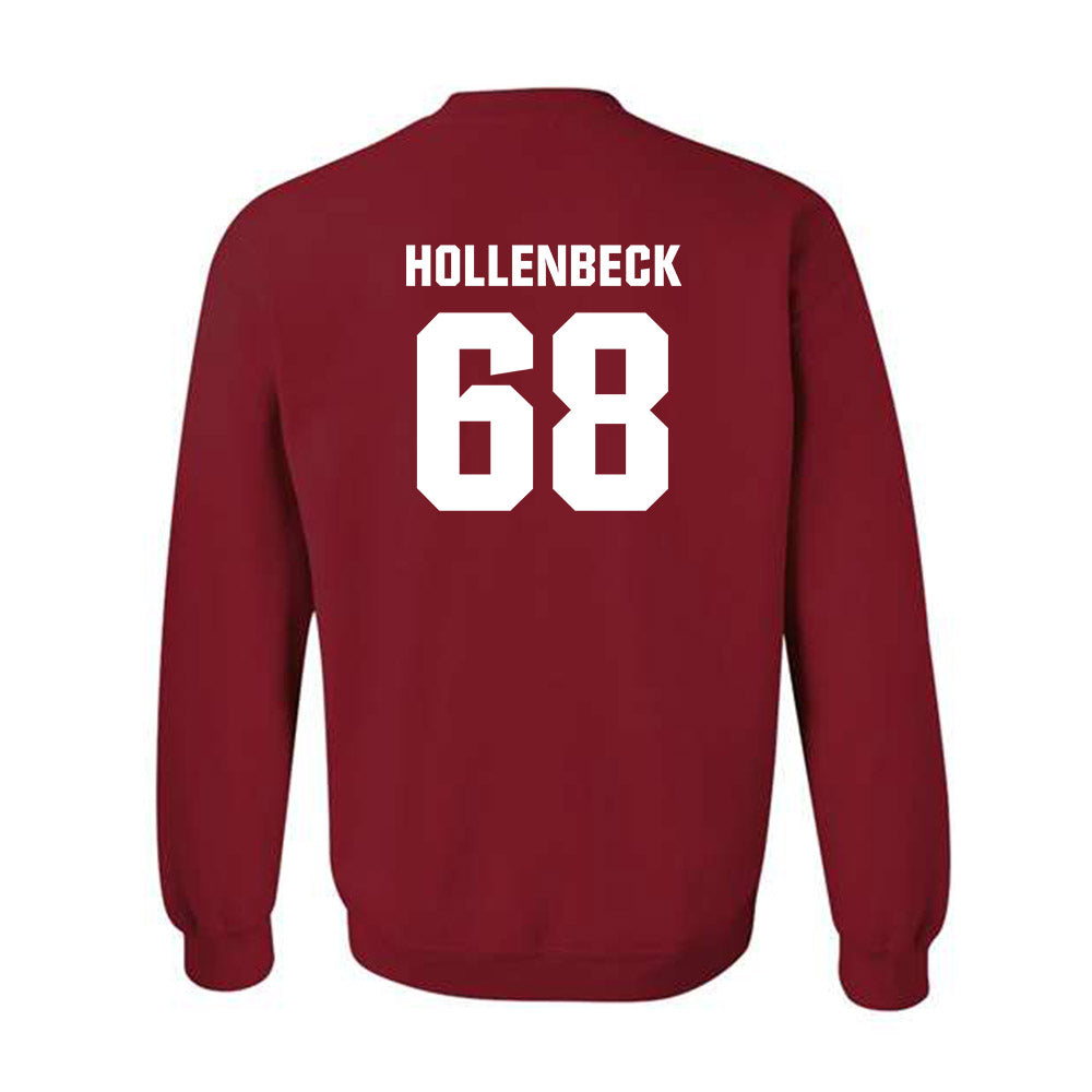 Oklahoma - NCAA Football : Owen Hollenbeck - Classic Shersey Crewneck Sweatshirt-1