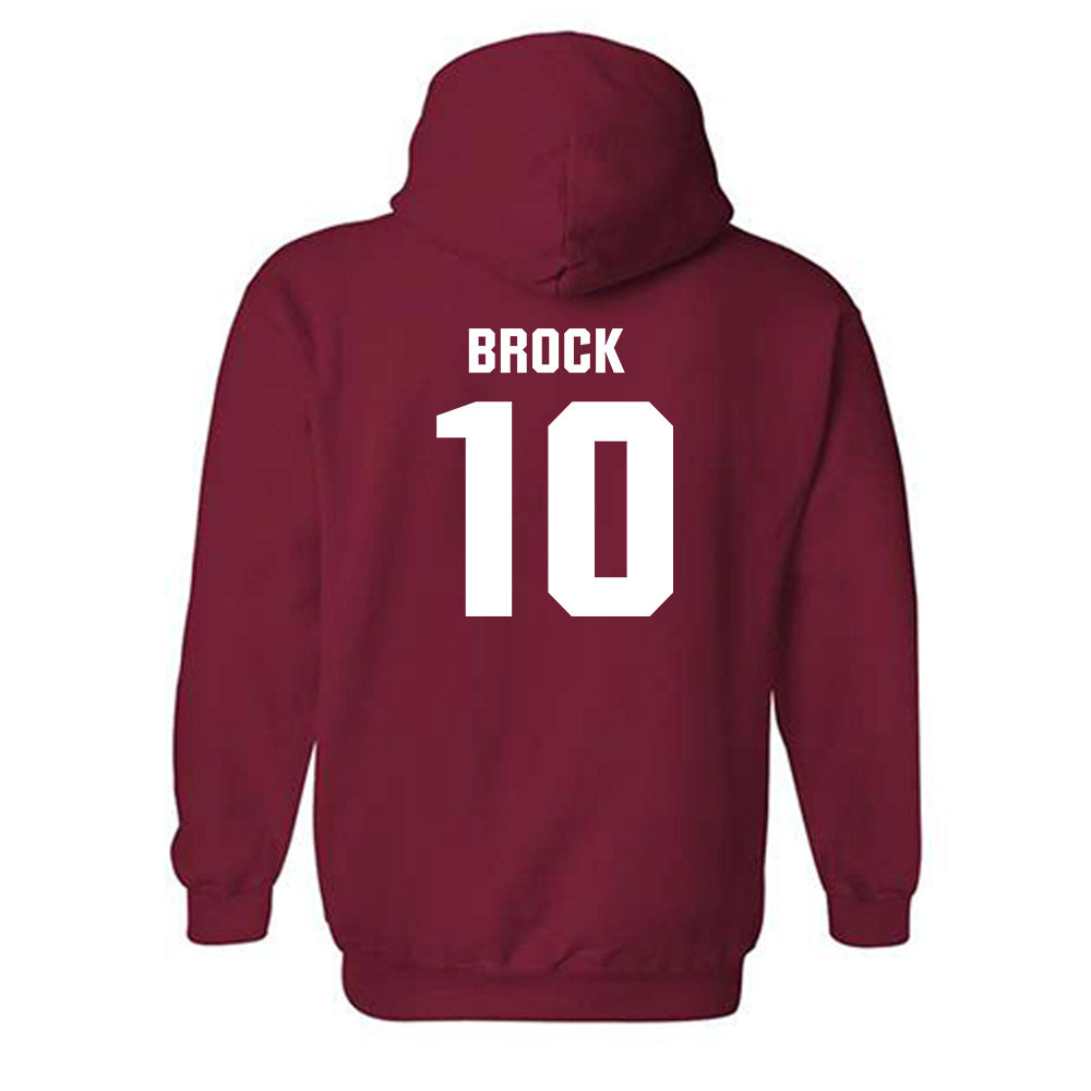 Oklahoma - NCAA Baseball : Brendan Brock - Classic Shersey Hooded Sweatshirt-1