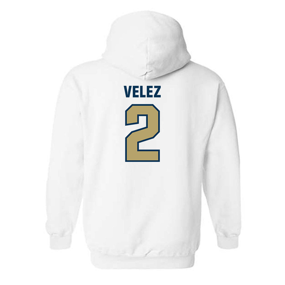 Georgia Tech - NCAA Women's Volleyball : Sofia Velez - Classic Shersey Hooded Sweatshirt-1
