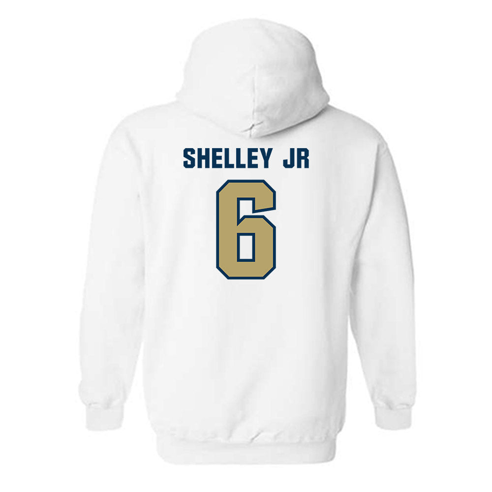 Georgia Tech - NCAA Football : Rodney Shelley Jr - Classic Shersey Hooded Sweatshirt-1