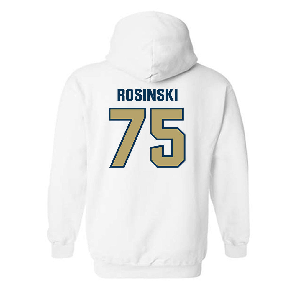 Georgia Tech - NCAA Football : Andrew Rosinski - Classic Shersey Hooded Sweatshirt-1
