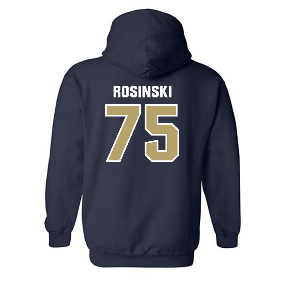 Georgia Tech - NCAA Football : Andrew Rosinski - Classic Shersey Hooded Sweatshirt-1