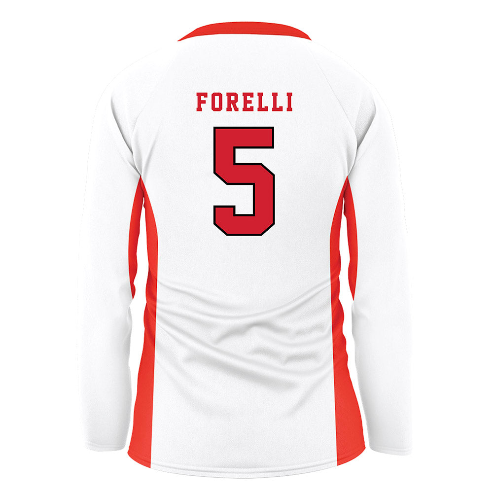 NC State - NCAA Women's Volleyball : Alyssa Forelli - White Volleyball Jersey