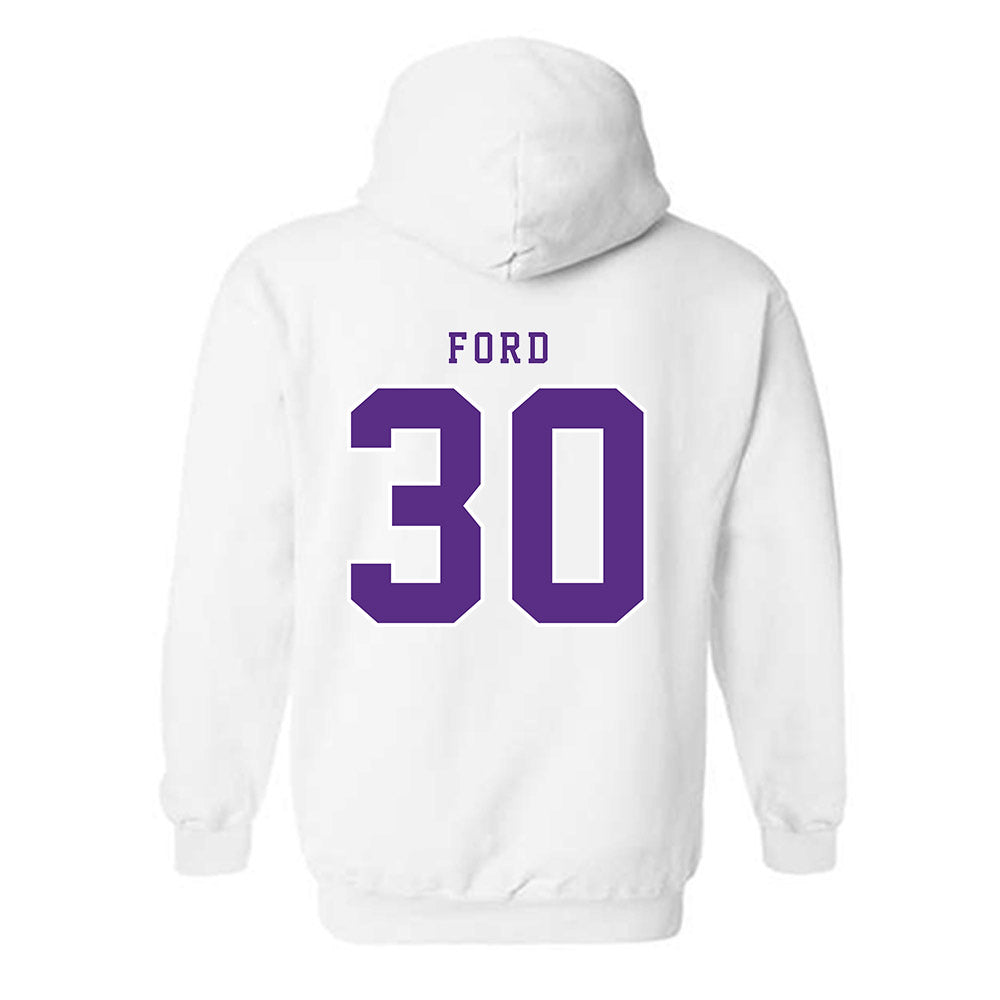 TCU - NCAA Men's Basketball : Darius Ford - Classic Shersey Hooded Sweatshirt