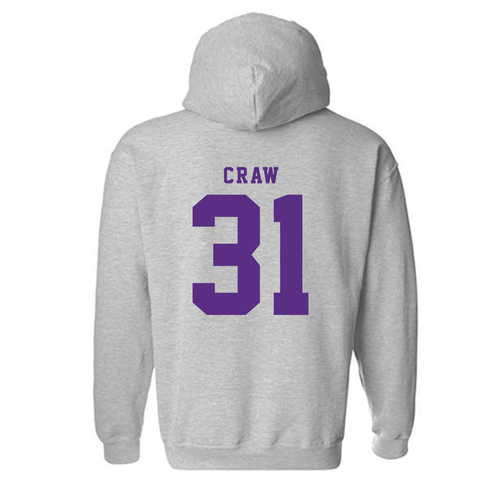 TCU - NCAA Football : Ethan Craw - Classic Shersey Hooded Sweatshirt