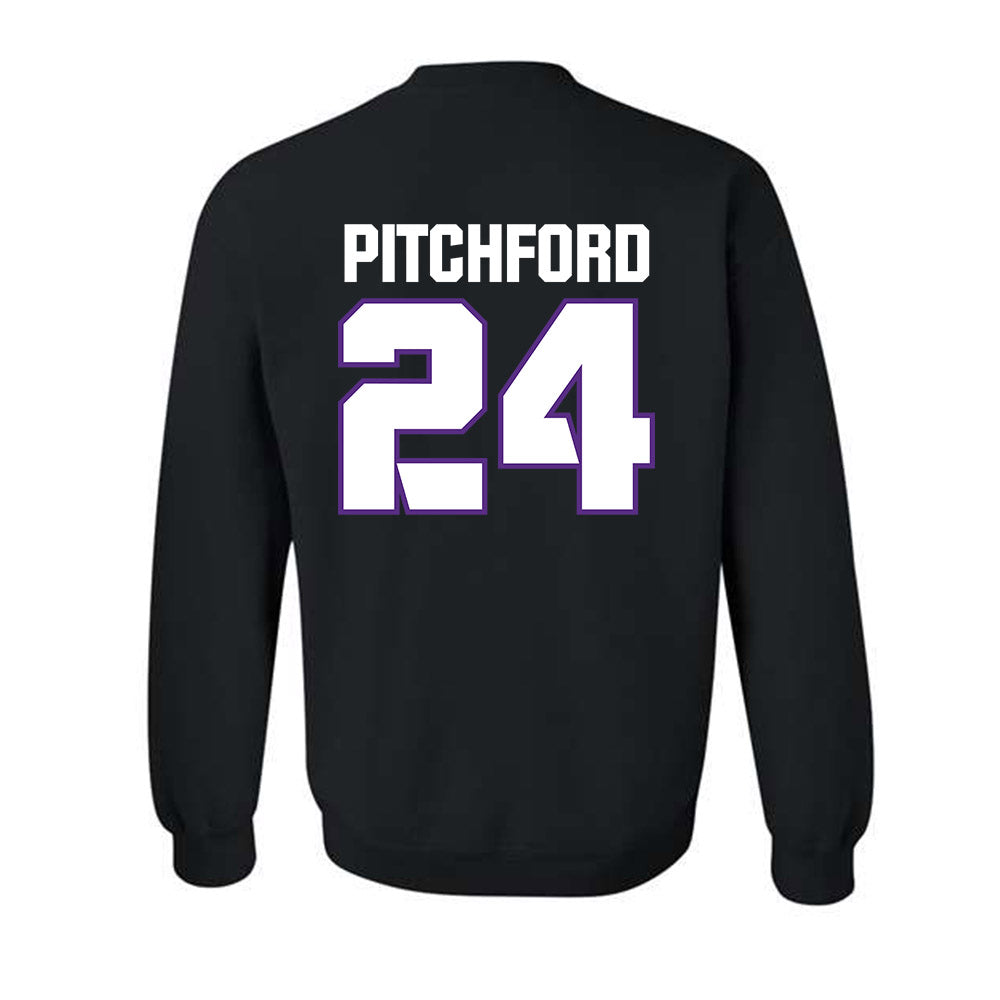 TCU - NCAA Football : Joe Pitchford - Sports Shersey Crewneck Sweatshirt-1