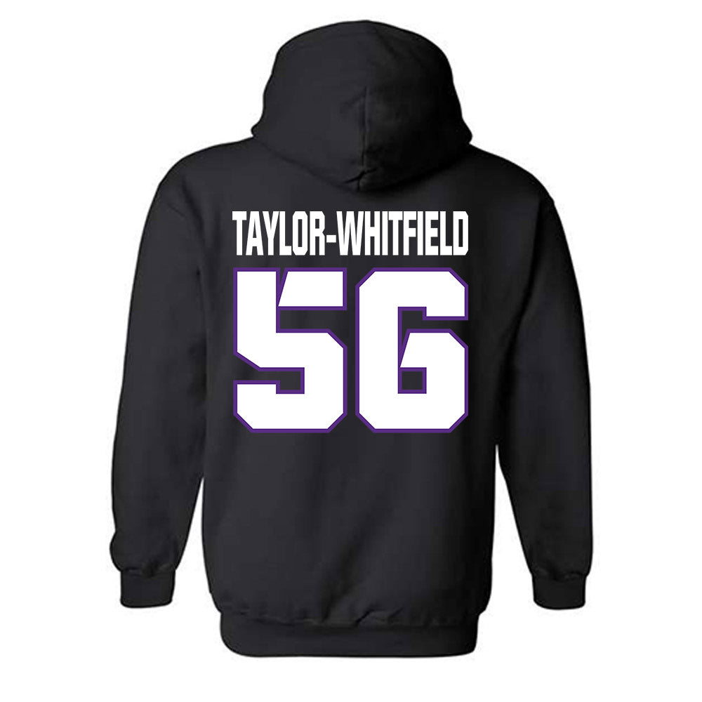 TCU - NCAA Football : Benjamin Taylor-Whitfield - Sports Shersey Hooded Sweatshirt-1