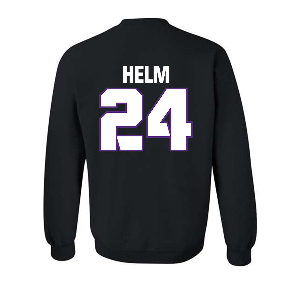 TCU - NCAA Football : Avery Helm - Sports Shersey Crewneck Sweatshirt