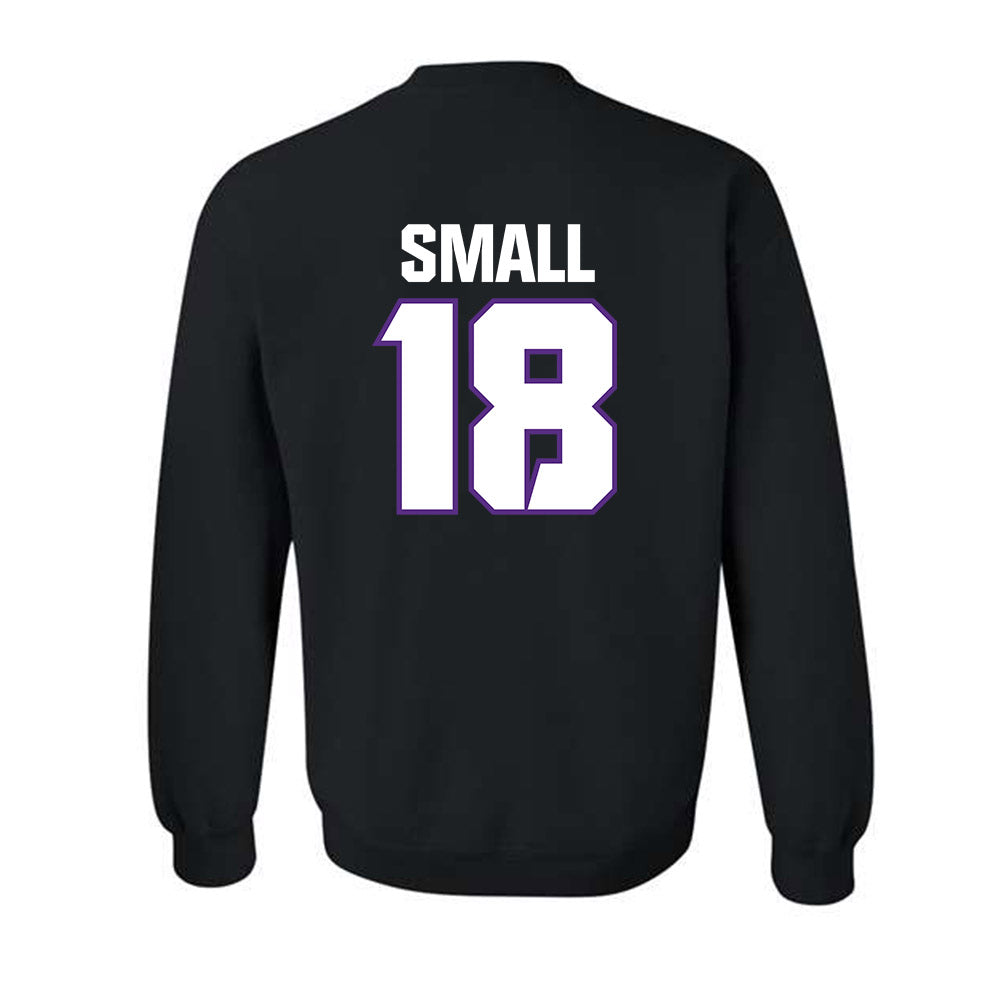 TCU - NCAA Football : Ed Small - Sports Shersey Crewneck Sweatshirt-1