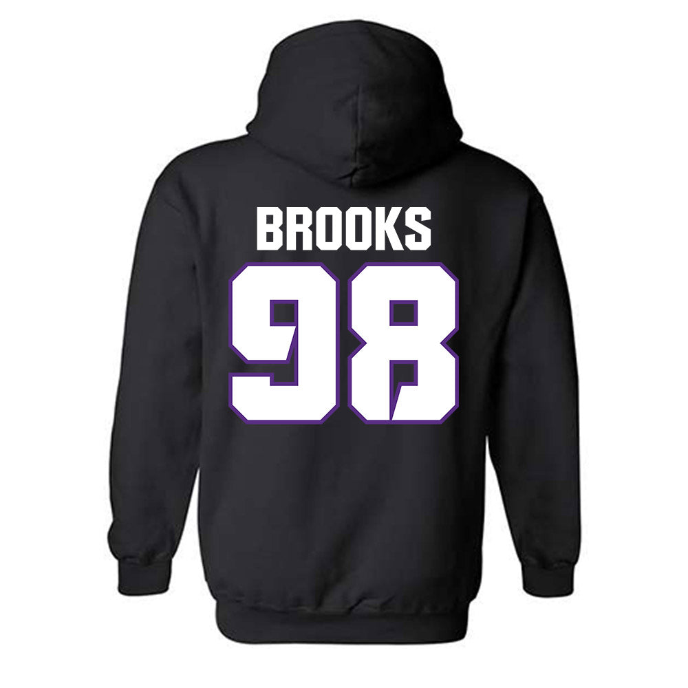TCU - NCAA Football : Sterlin Brooks - Sports Shersey Hooded Sweatshirt