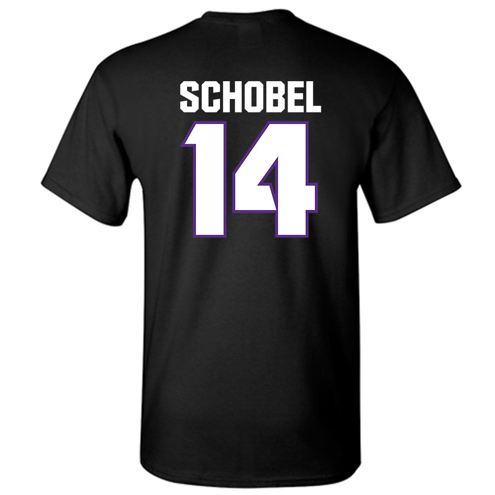TCU - NCAA Football : John Schobel - Sports Shersey T-Shirt-1