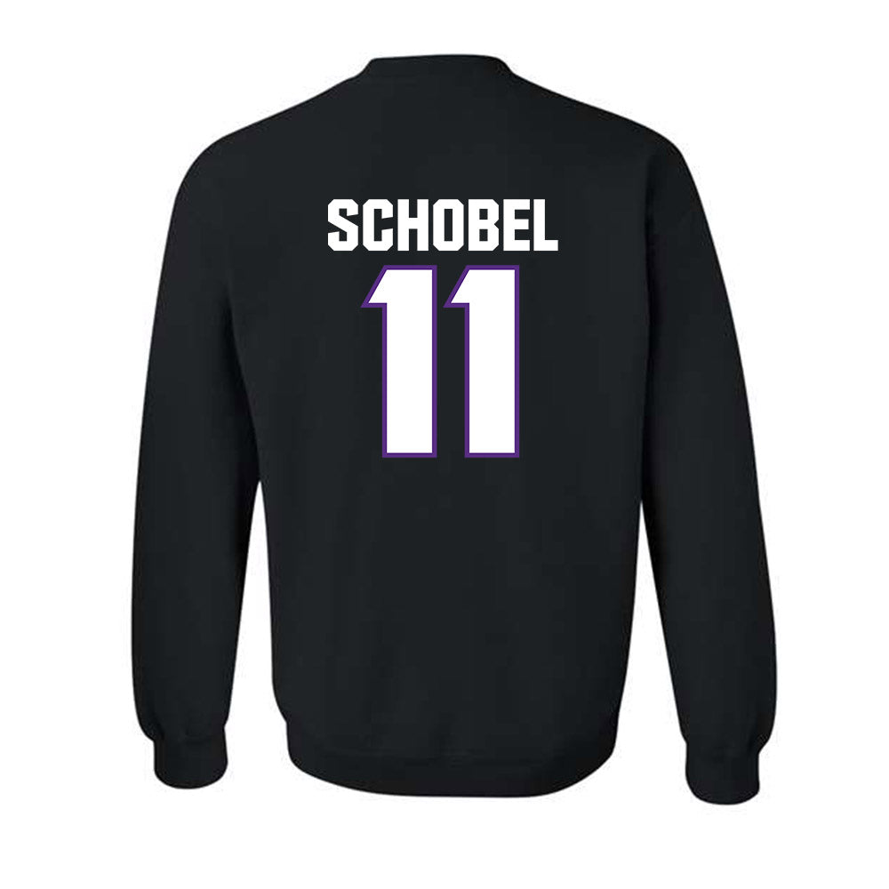 TCU - NCAA Football : Adam Schobel - Sports Shersey Crewneck Sweatshirt-1
