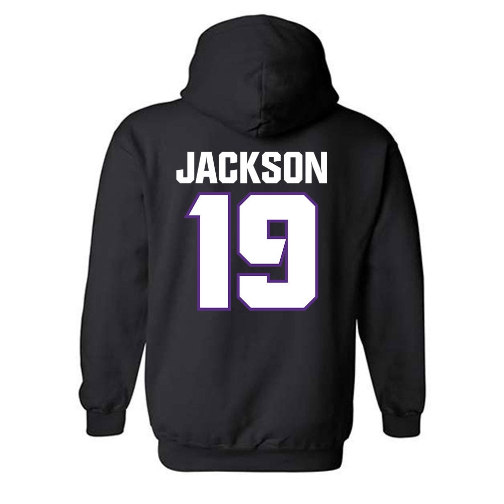 TCU - NCAA Football : Kylin Jackson - Sports Shersey Hooded Sweatshirt-1