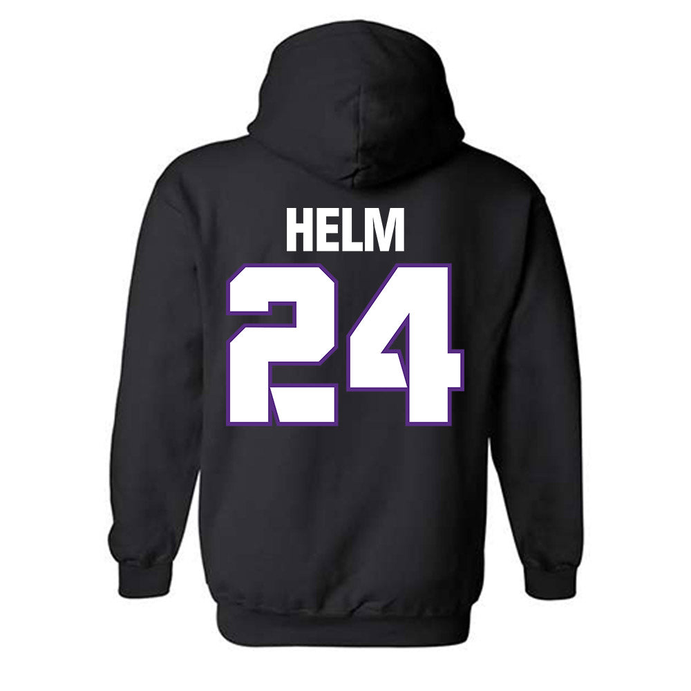 TCU - NCAA Football : Avery Helm - Sports Shersey Hooded Sweatshirt