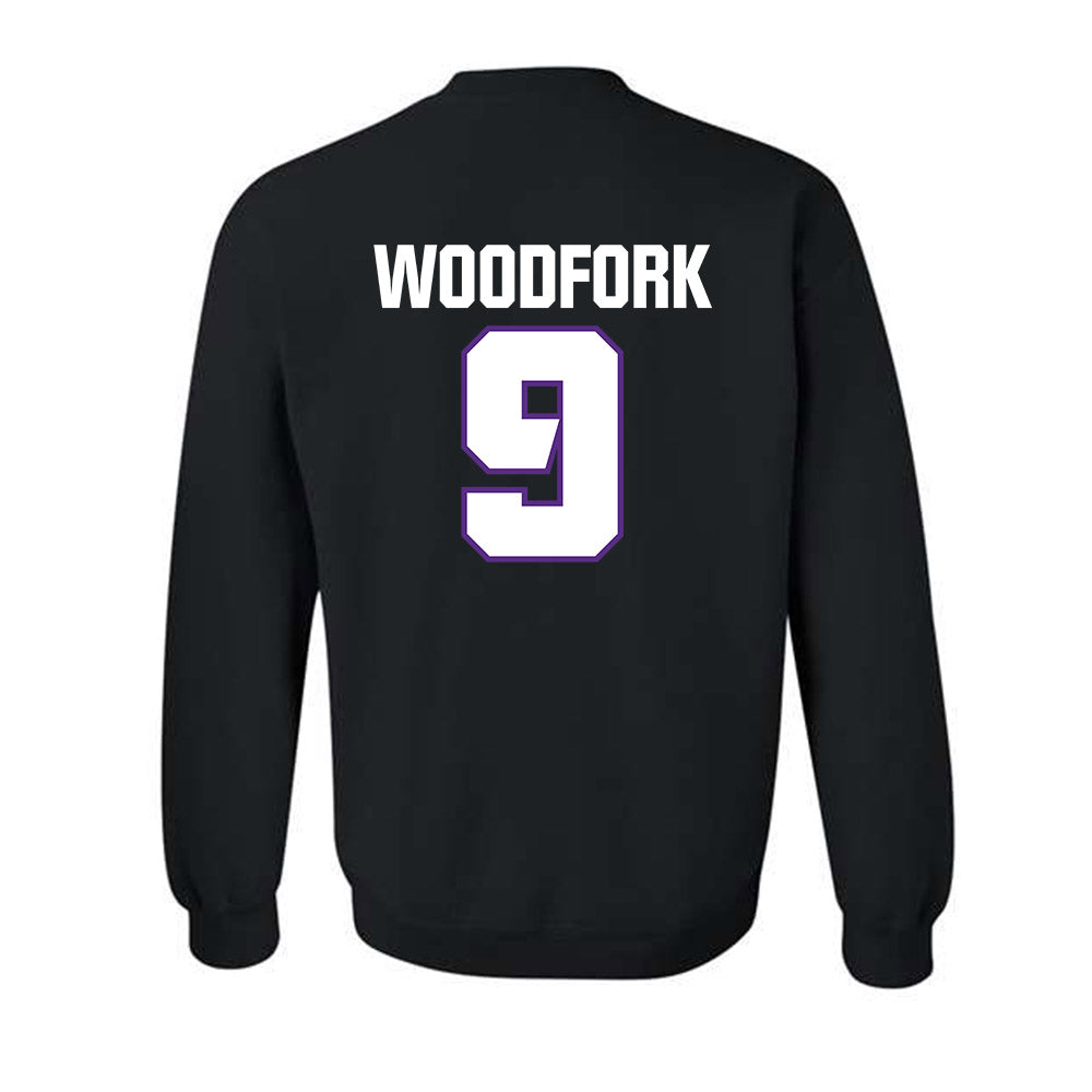 TCU - NCAA Football : Chad Woodfork - Sports Shersey Crewneck Sweatshirt-1