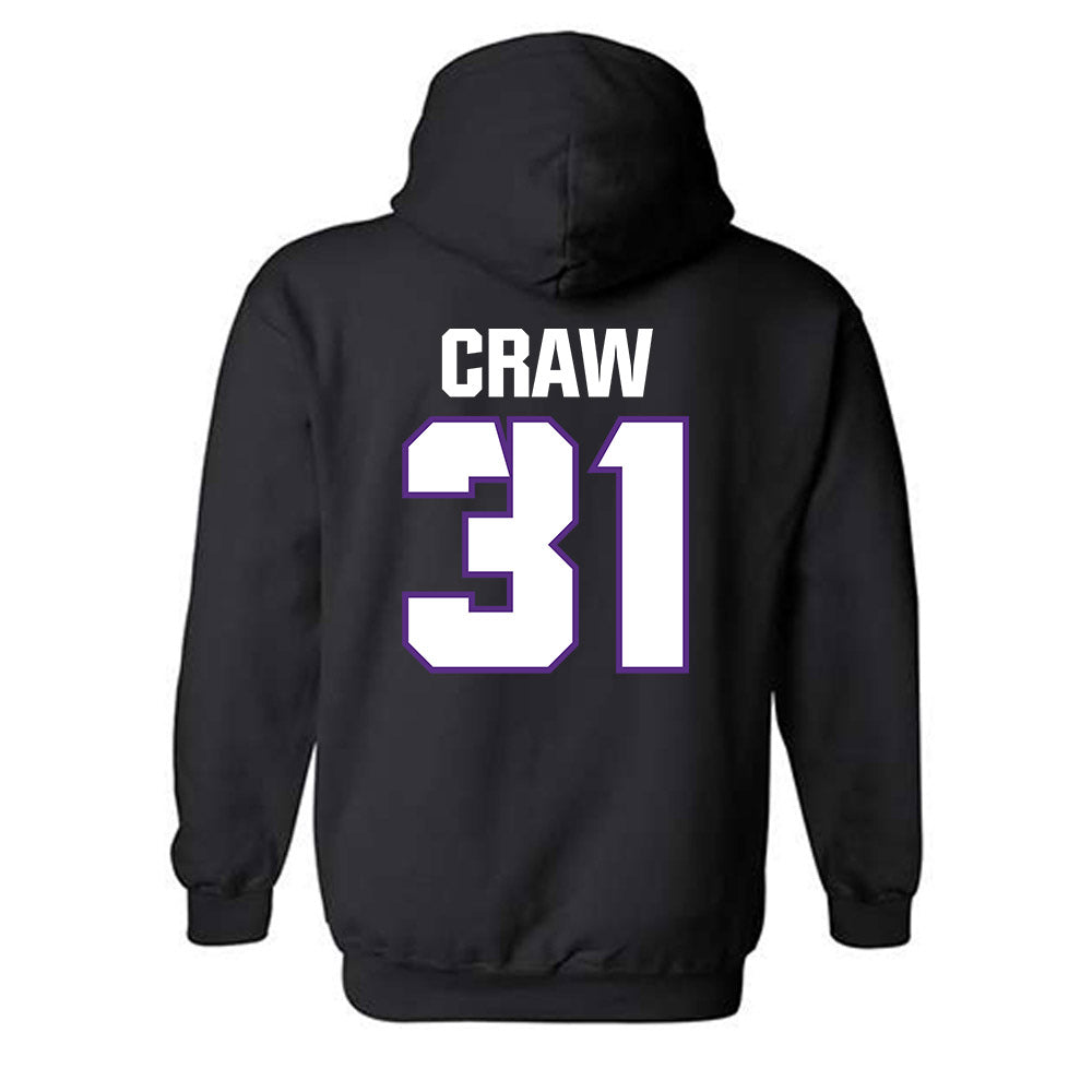 TCU - NCAA Football : Ethan Craw - Sports Shersey Hooded Sweatshirt