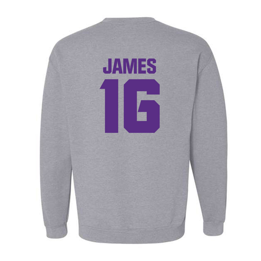 TCU - NCAA Football : Braylon James - Sports Shersey Crewneck Sweatshirt