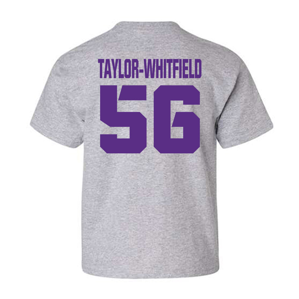 TCU - NCAA Football : Benjamin Taylor-Whitfield - Sports Shersey Youth T-Shirt-1