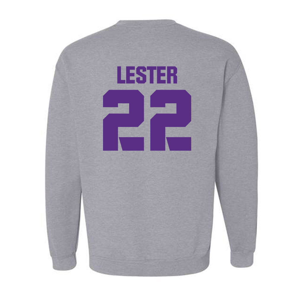 TCU - NCAA Football : Jordan Lester - Sports Shersey Crewneck Sweatshirt