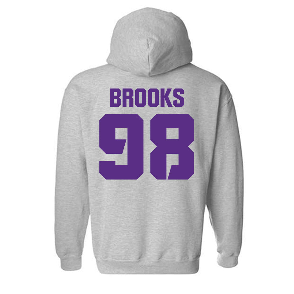 TCU - NCAA Football : Sterlin Brooks - Sports Shersey Hooded Sweatshirt