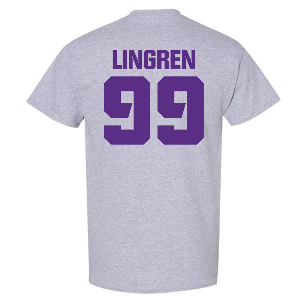TCU - NCAA Football : Connor Lingren - Sports Shersey T-Shirt-1