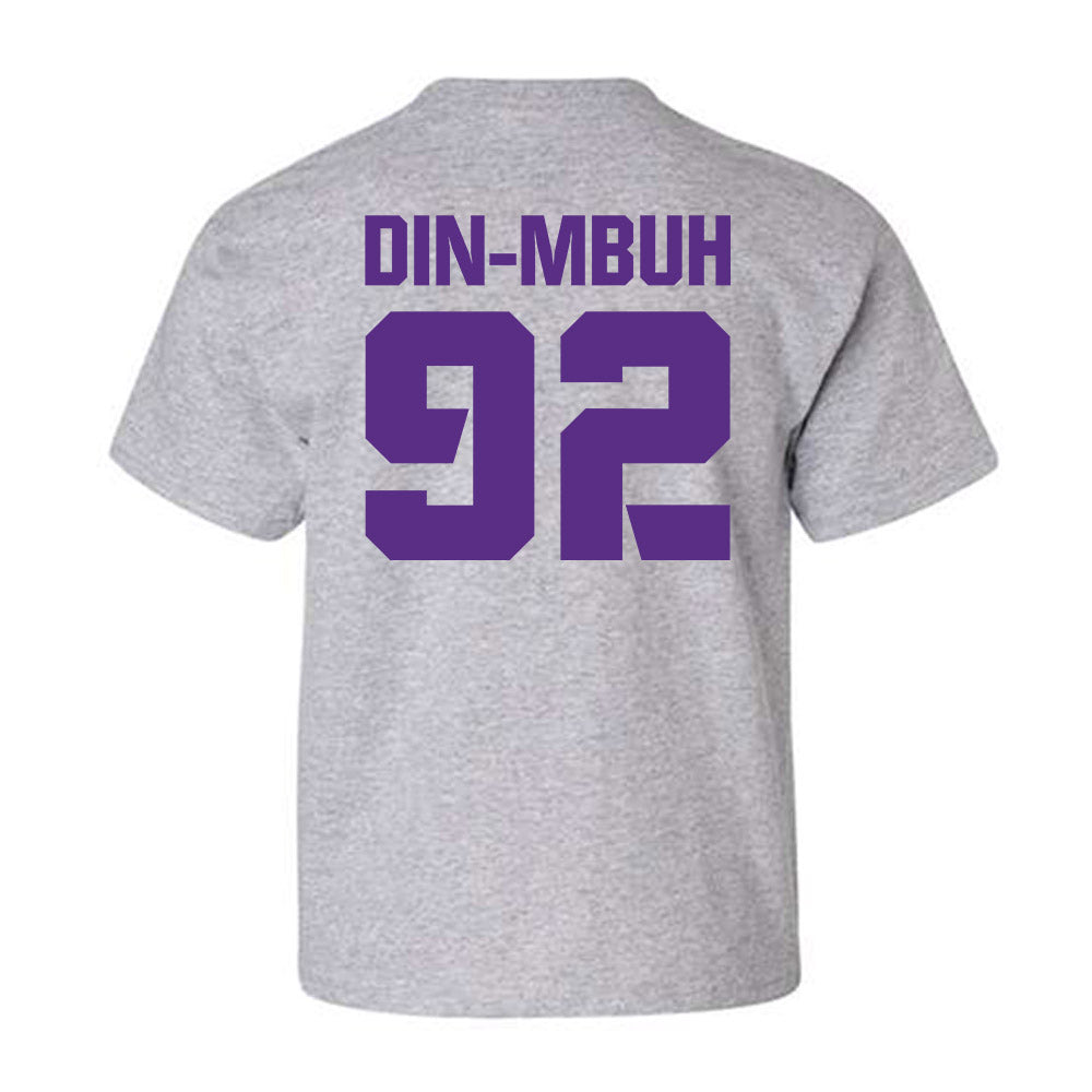 TCU - NCAA Football : Ansel Din-Mbuh - Sports Shersey Youth T-Shirt-1