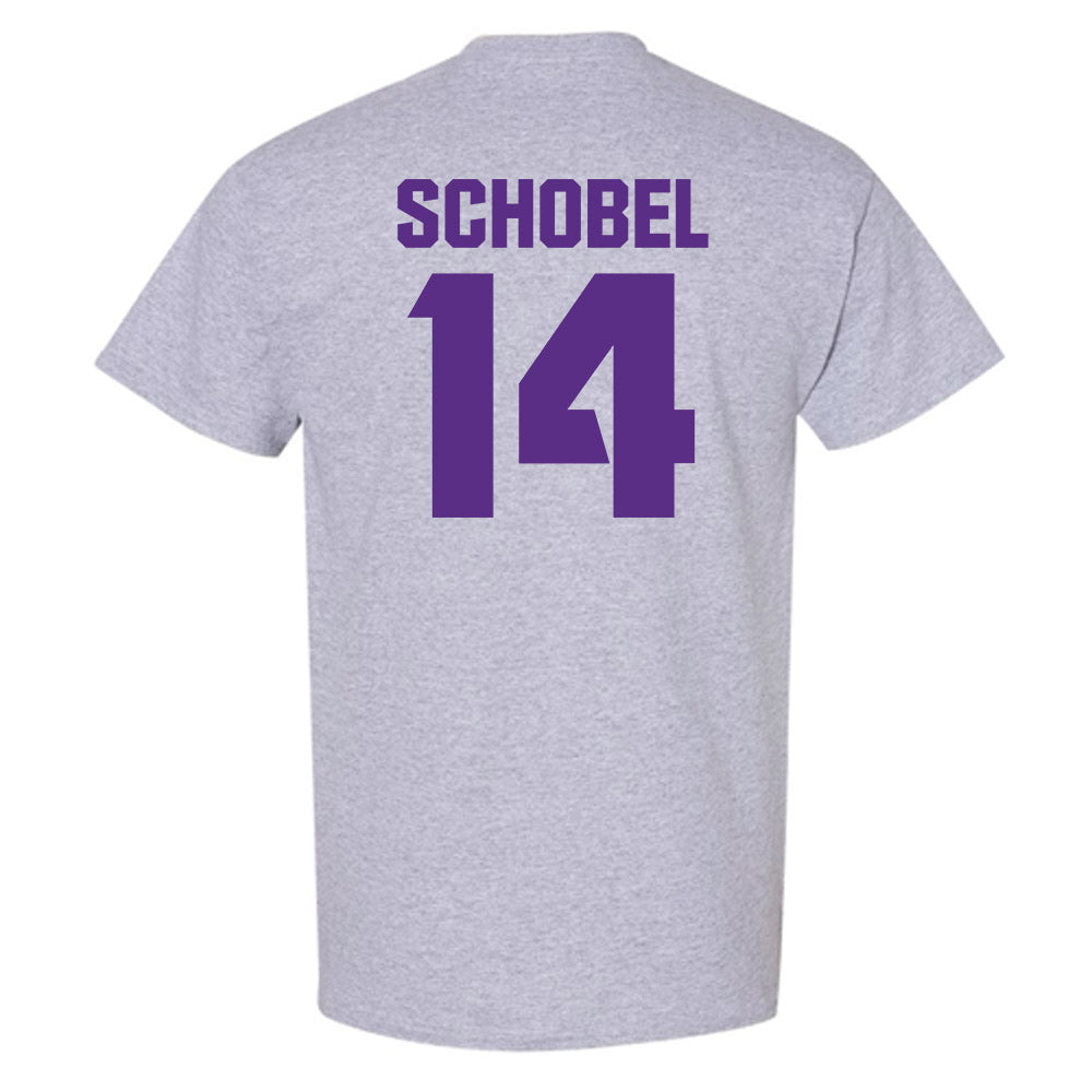 TCU - NCAA Football : John Schobel - Sports Shersey T-Shirt-1