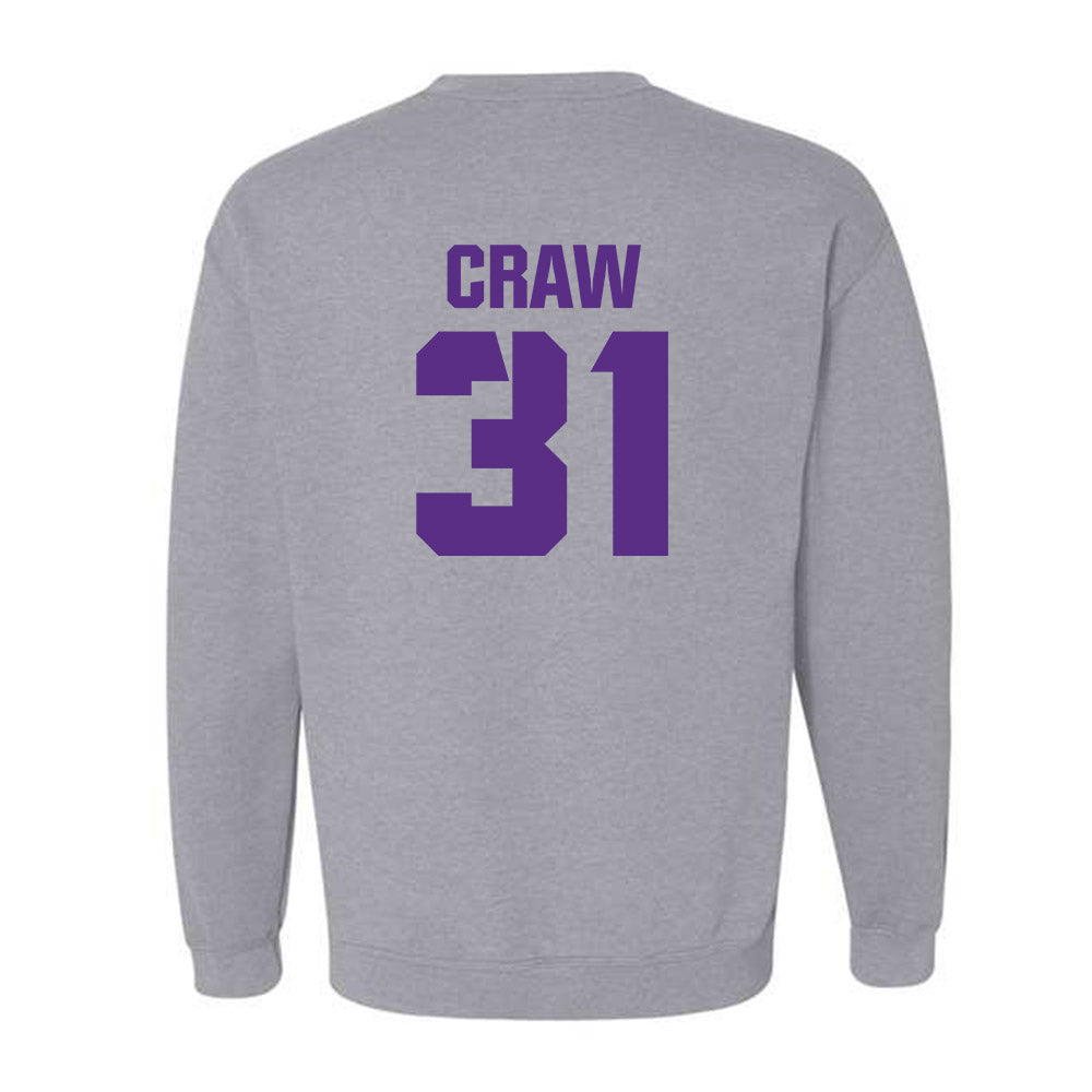TCU - NCAA Football : Ethan Craw - Sports Shersey Crewneck Sweatshirt