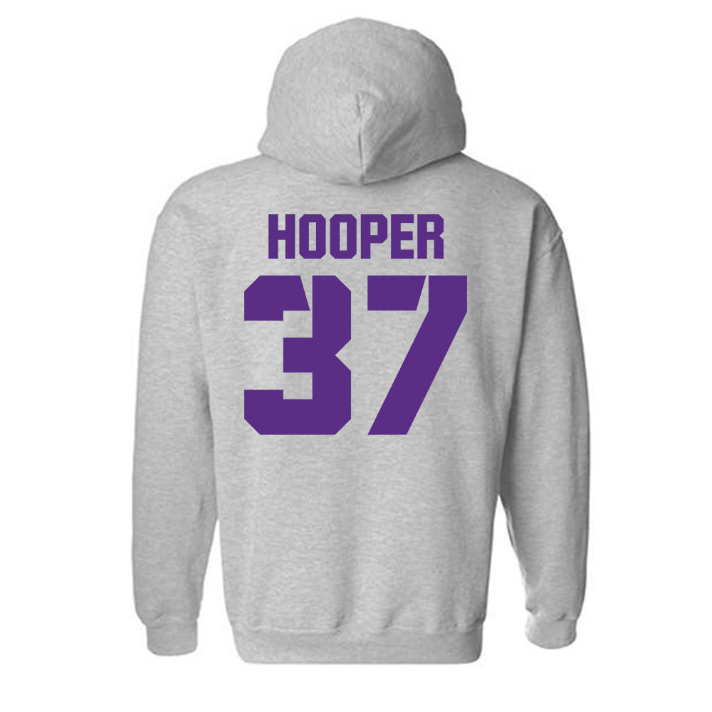 TCU - NCAA Football : Hudson Hooper - Sports Shersey Hooded Sweatshirt-1