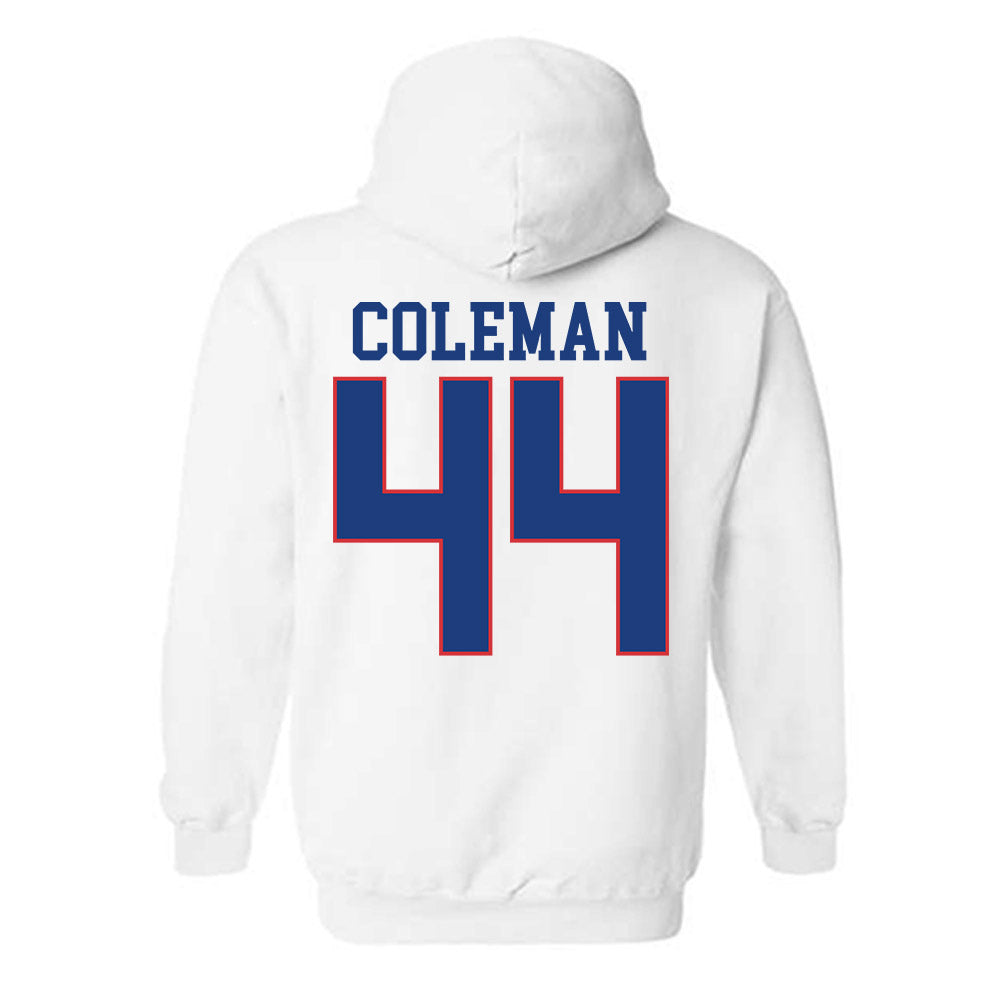 LA Tech - NCAA Football : Kaleb Coleman - Sports Shersey Hooded Sweatshirt-1
