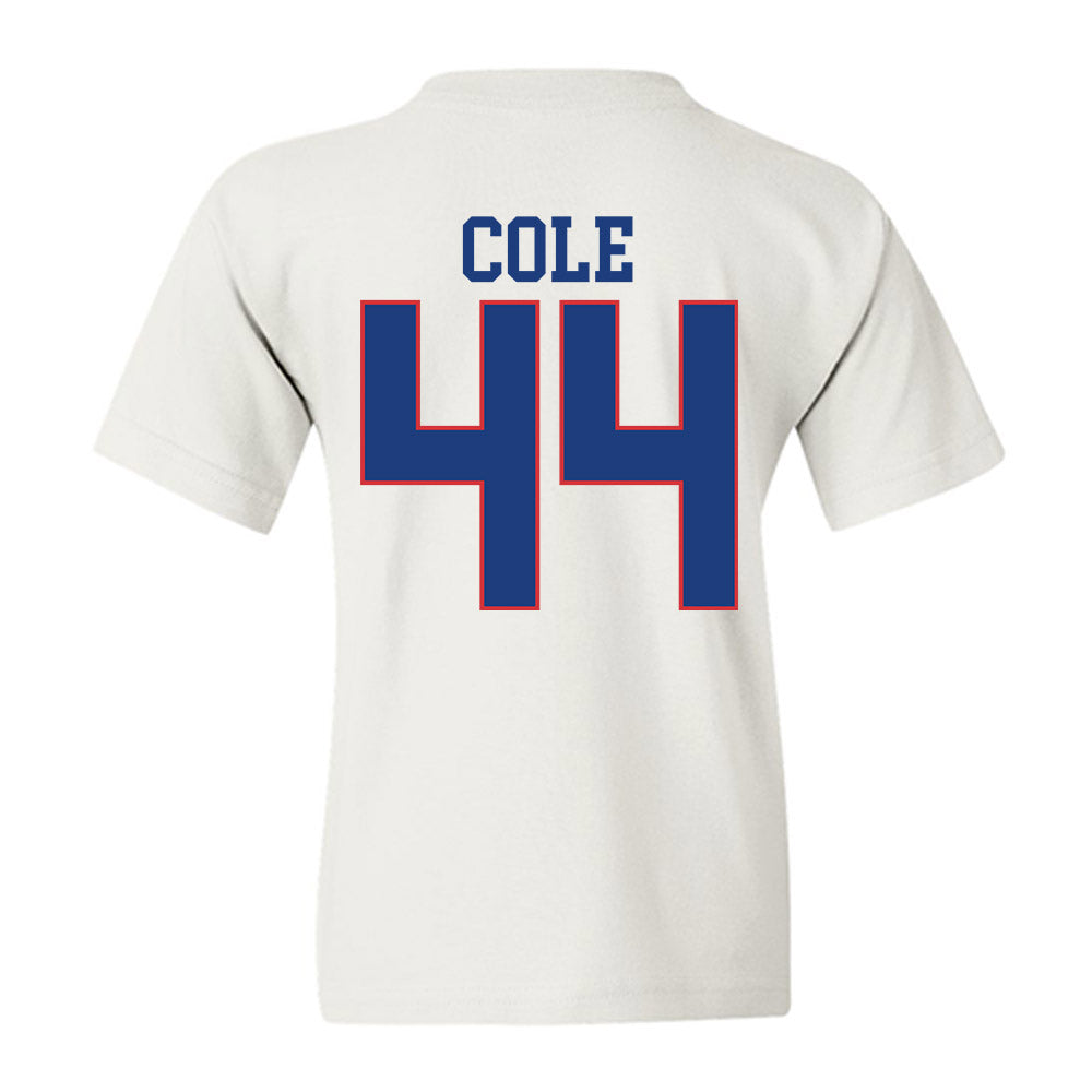 LA Tech - NCAA Football Legends : Adrien Cole - Sports Shersey Youth T-Shirt-1