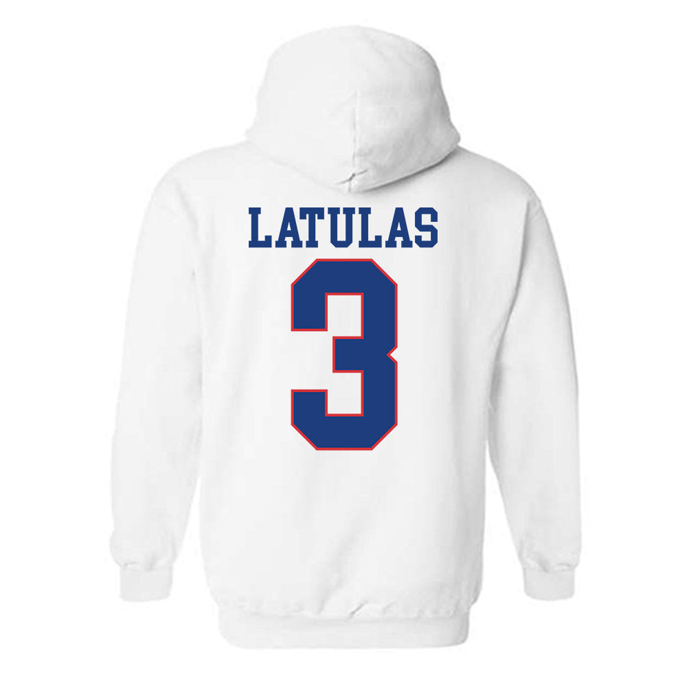 LA Tech - NCAA Football : Dedrick Latulas - Sports Shersey Hooded Sweatshirt-1