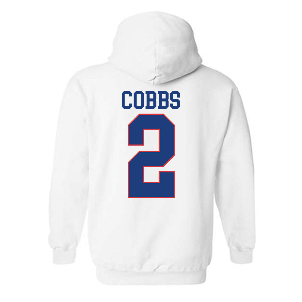 LA Tech - NCAA Football : Josh Cobbs - Sports Shersey Hooded Sweatshirt-1