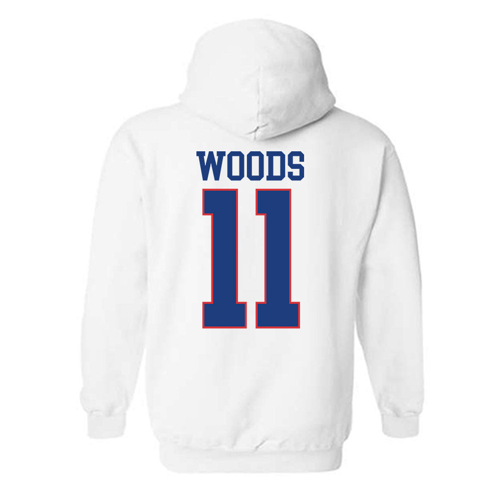 LA Tech - NCAA Football : Cedric Woods - Sports Shersey Hooded Sweatshirt