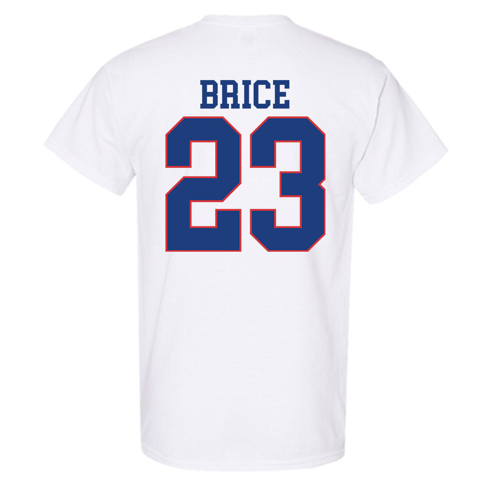 LA Tech - NCAA Football Legends : Kentrell Brice - Sports Shersey T-Shirt-1