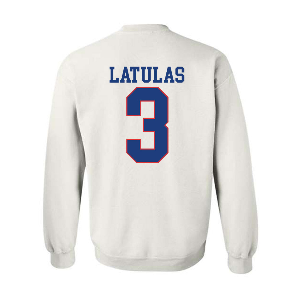 LA Tech - NCAA Football : Dedrick Latulas - Sports Shersey Crewneck Sweatshirt-1