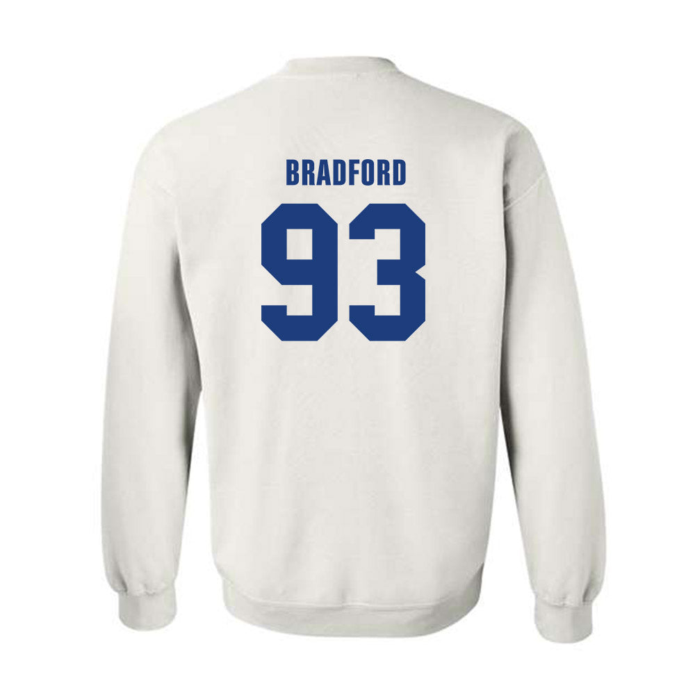 LA Tech - NCAA Football : Jacob Bradford - Classic Shersey Crewneck Sweatshirt-1
