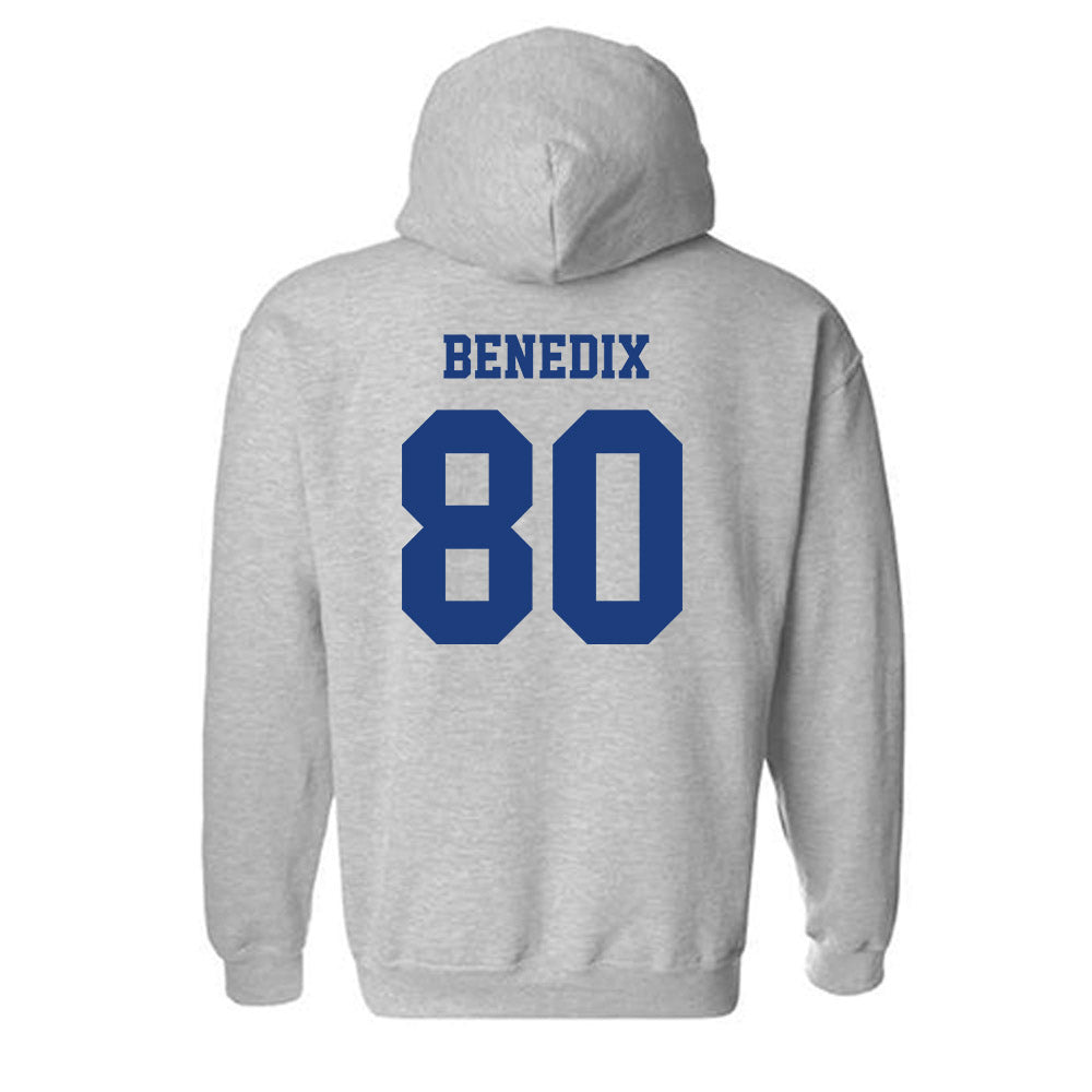LA Tech - NCAA Football : Dane Benedix - Classic Shersey Hooded Sweatshirt-1