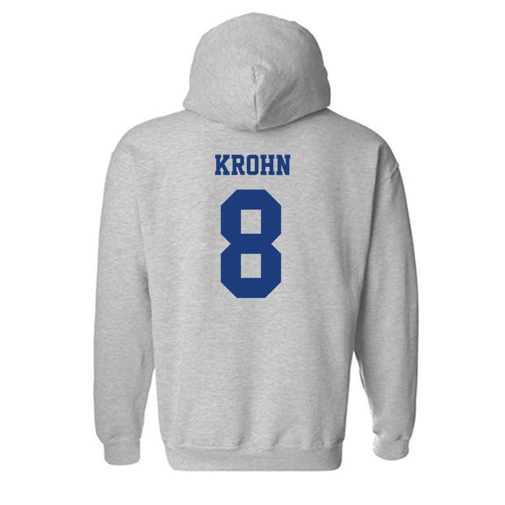 LA Tech - NCAA Women's Volleyball : Grace Krohn - Classic Shersey Hooded Sweatshirt-1