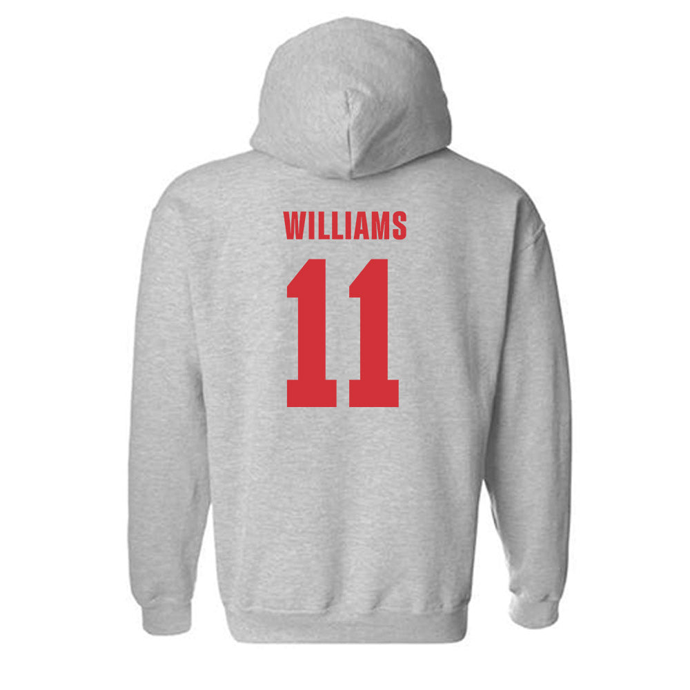 Louisiana - NCAA Women's Volleyball : Emily Williams - Classic Shersey Hooded Sweatshirt-1