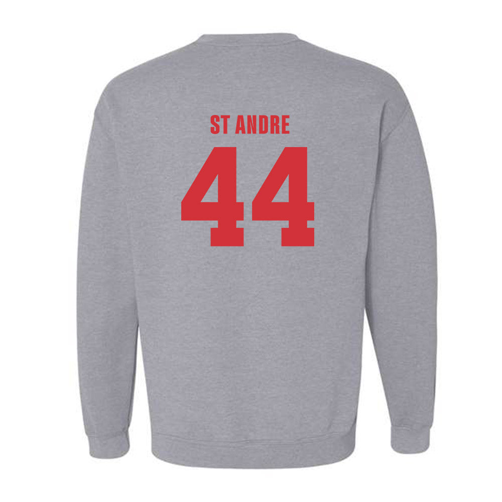 Louisiana - NCAA Football : Jake St Andre - Classic Shersey Crewneck Sweatshirt