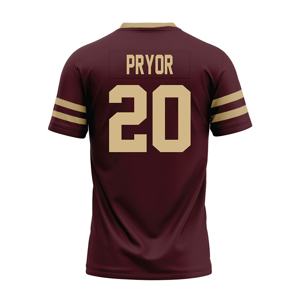 Texas State - NCAA Football : Cole Pryor - Premium Football Jersey-1